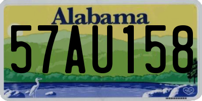 AL license plate 57AU158