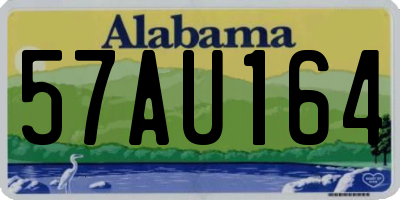 AL license plate 57AU164
