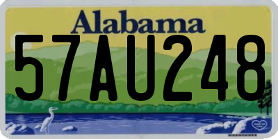 AL license plate 57AU248