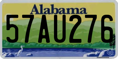 AL license plate 57AU276