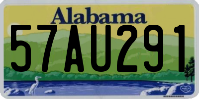 AL license plate 57AU291