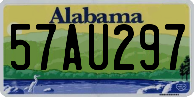 AL license plate 57AU297