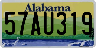AL license plate 57AU319