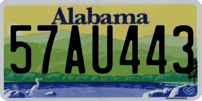 AL license plate 57AU443