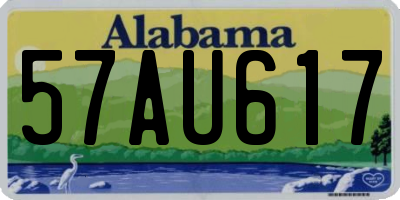 AL license plate 57AU617