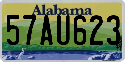 AL license plate 57AU623