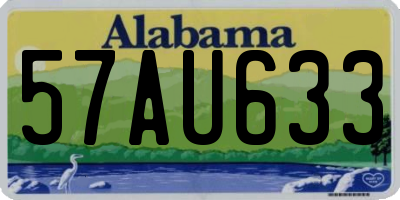 AL license plate 57AU633