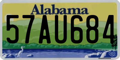AL license plate 57AU684