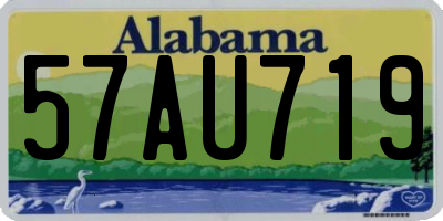 AL license plate 57AU719