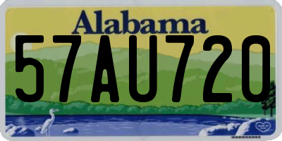 AL license plate 57AU720