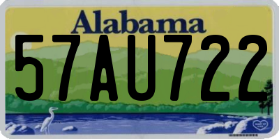 AL license plate 57AU722
