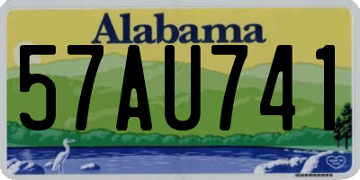 AL license plate 57AU741