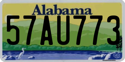 AL license plate 57AU773