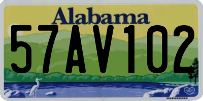 AL license plate 57AV102