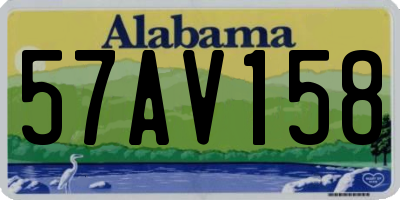 AL license plate 57AV158