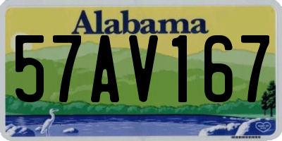 AL license plate 57AV167