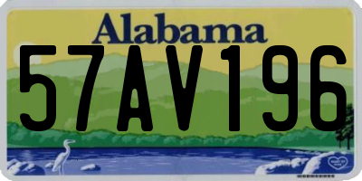 AL license plate 57AV196