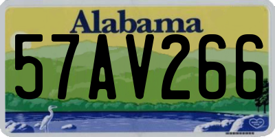 AL license plate 57AV266