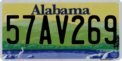 AL license plate 57AV269