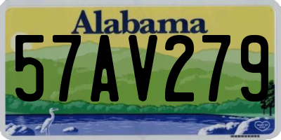 AL license plate 57AV279