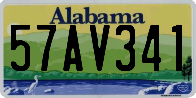 AL license plate 57AV341