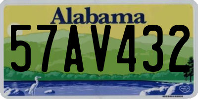 AL license plate 57AV432