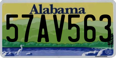 AL license plate 57AV563