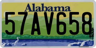 AL license plate 57AV658