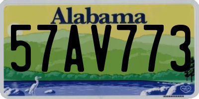 AL license plate 57AV773
