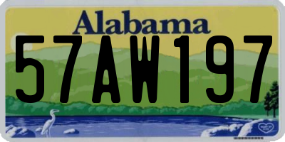 AL license plate 57AW197