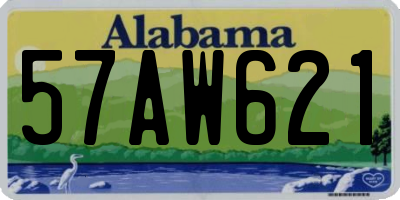 AL license plate 57AW621