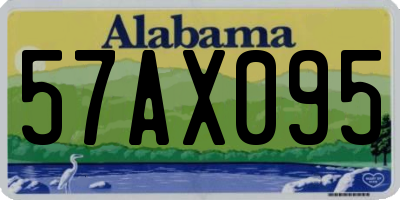 AL license plate 57AX095