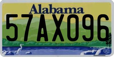 AL license plate 57AX096