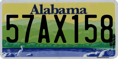 AL license plate 57AX158