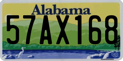 AL license plate 57AX168