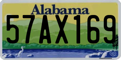 AL license plate 57AX169