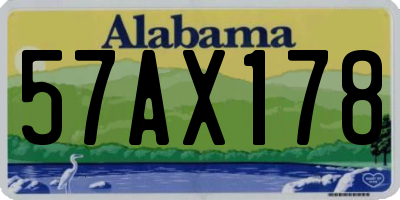 AL license plate 57AX178