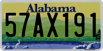 AL license plate 57AX191