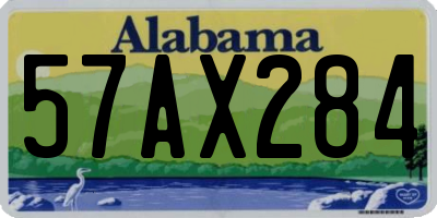 AL license plate 57AX284