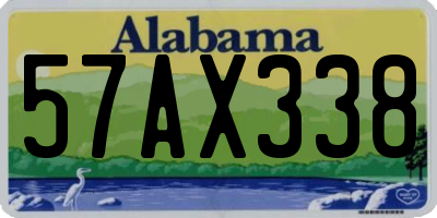AL license plate 57AX338