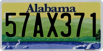AL license plate 57AX371