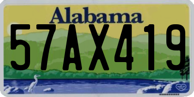 AL license plate 57AX419
