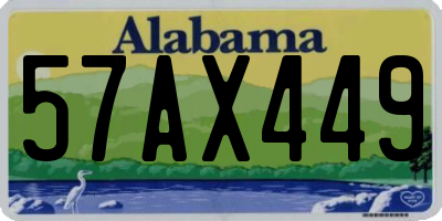 AL license plate 57AX449