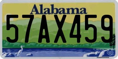 AL license plate 57AX459