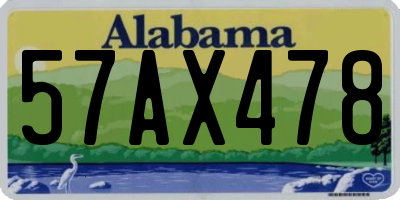 AL license plate 57AX478