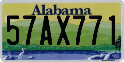 AL license plate 57AX771
