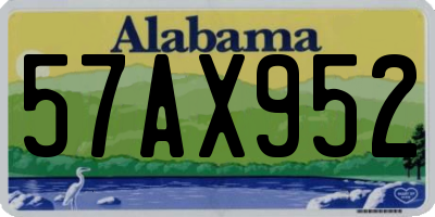 AL license plate 57AX952
