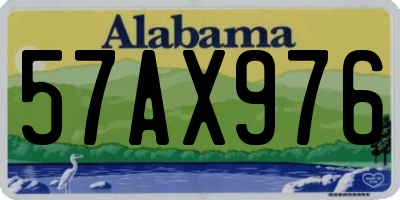 AL license plate 57AX976