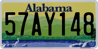 AL license plate 57AY148