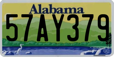 AL license plate 57AY379
